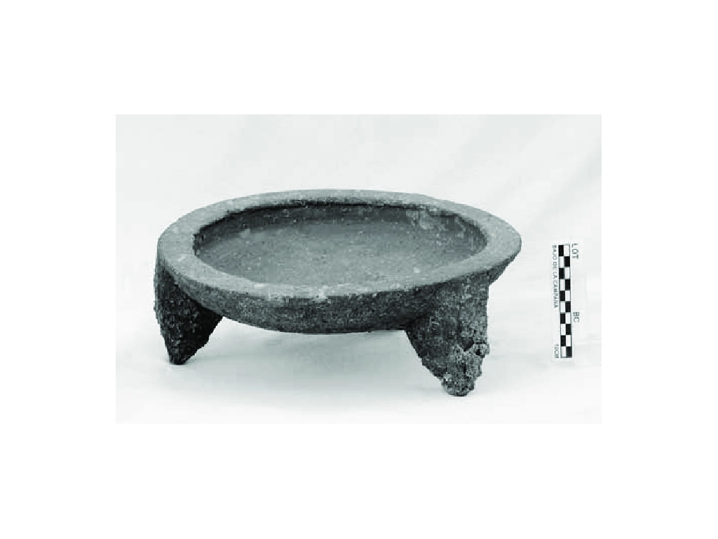 The Bajo de la Campana Phoenician period shipwreck c 600 BC - Tripod bowl